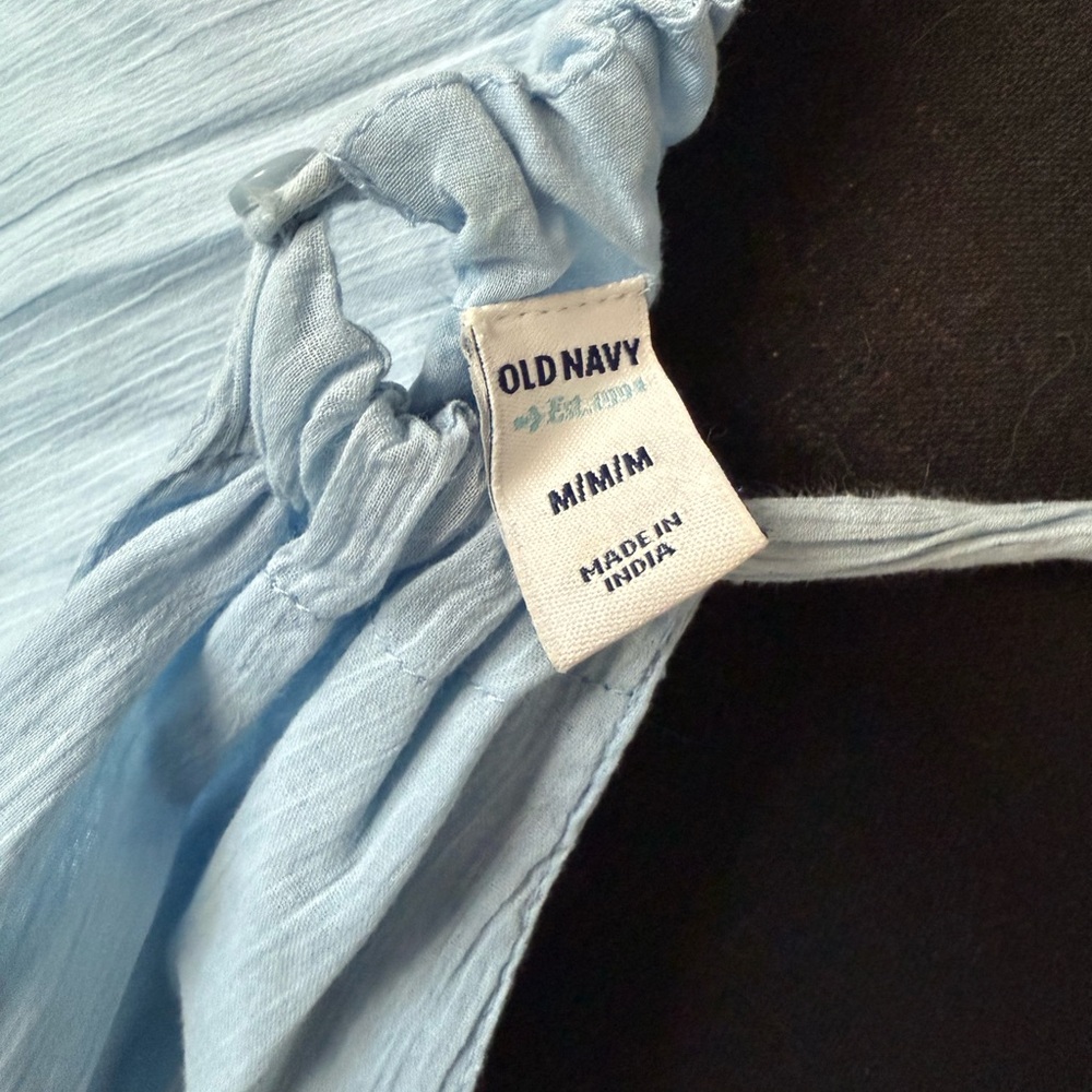 Sky blue, maxi halter dress. Medium - Picture 5 of 5